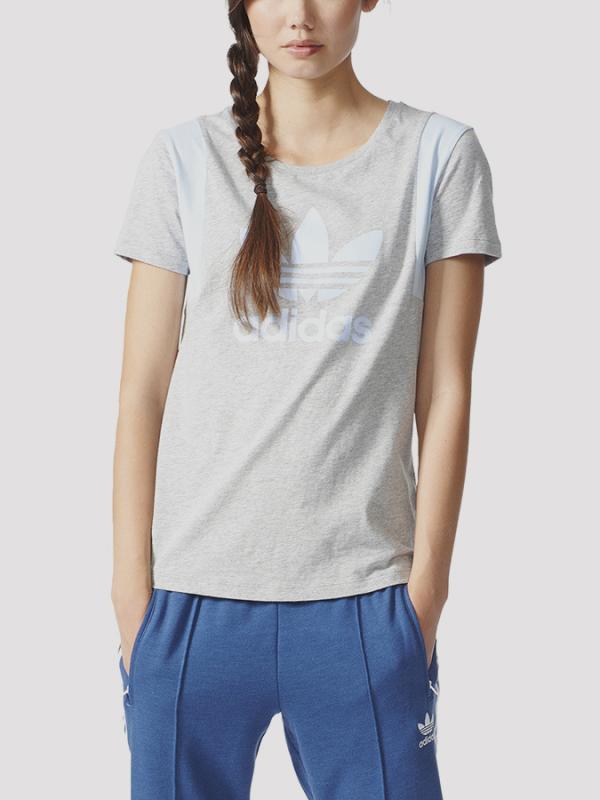 Tričko adidas Originals TREFOIL TEE Šedá