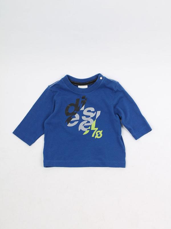 Tričko Diesel TASFOMIB T-SHIRT Modrá