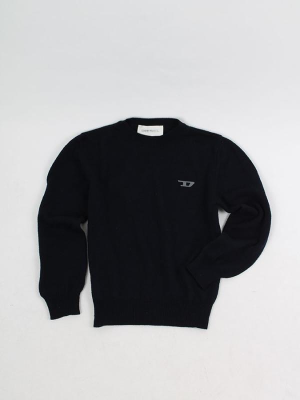 Mikina Diesel KADIAK TRICOT MAGLIA Černá