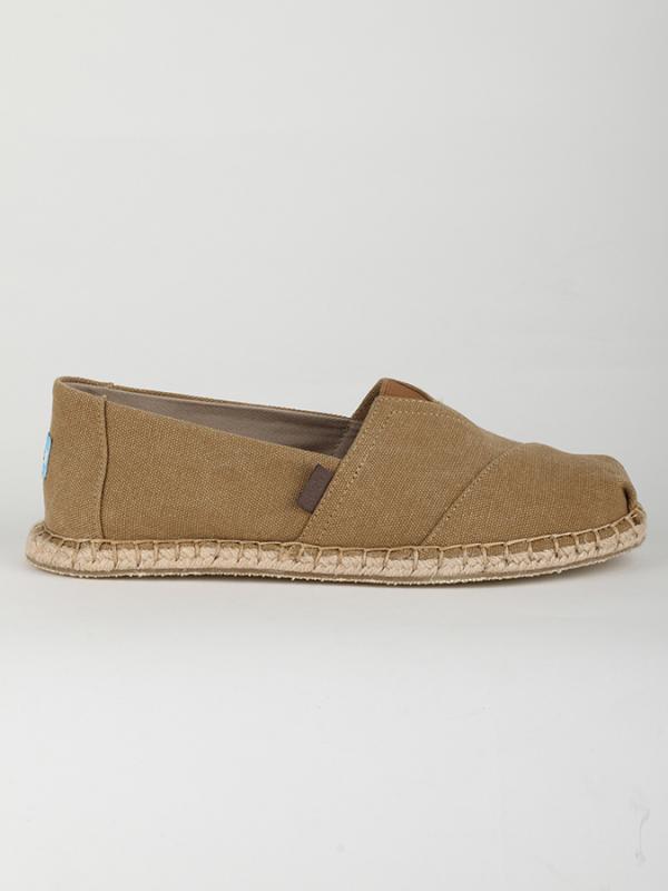 Boty Toms TOFFEE WASH CANV/BLANKET MN ALPR ESP Šedá