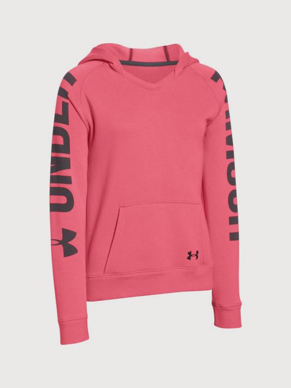 Mikina Under Armour Favorite Fleece Hoody Růžová