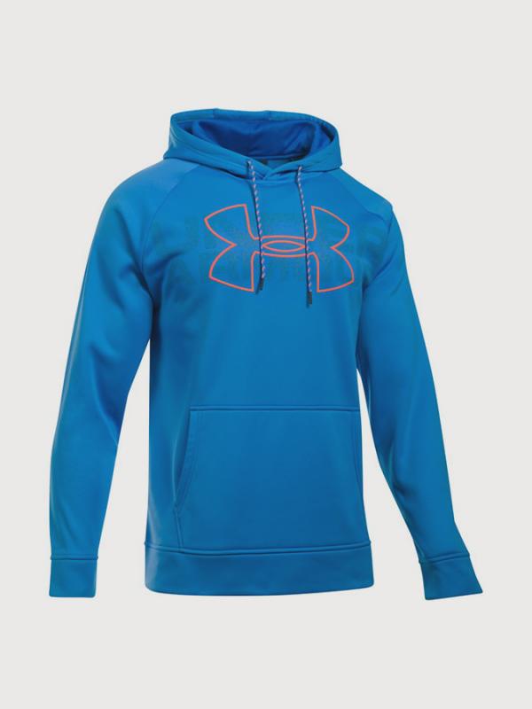 Mikina Under Armour AF Graphic PO Hoodie Modrá