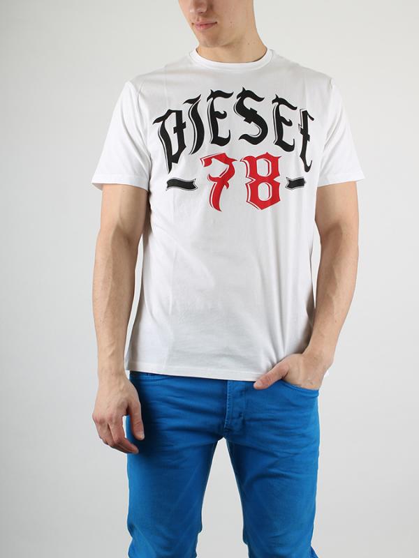 Tričko Diesel T-LONAD MAGLIETTA Bílá
