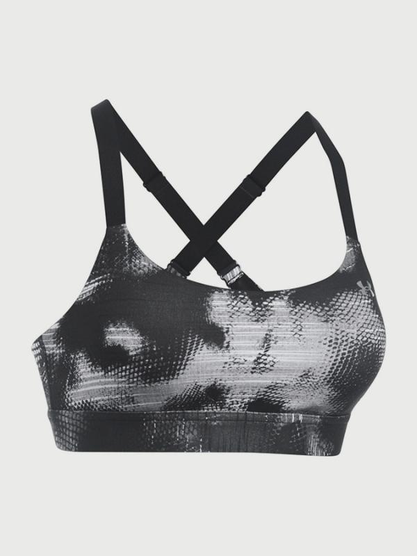 Kompresní podprsenka Under Armour Eclipse Printed Bra Černá