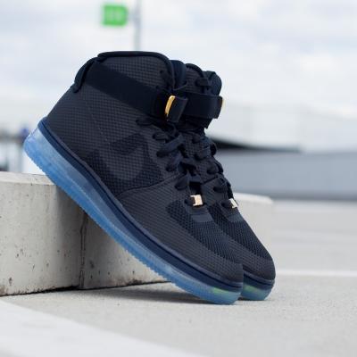 Nike Air Force 1 CMFT LUX Black/Black-Metallic Gold