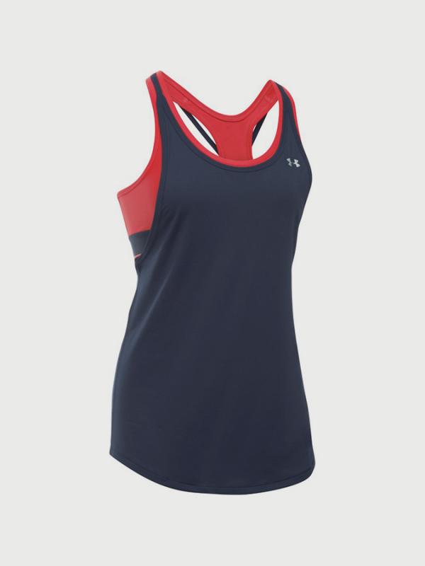Tílko Under Armour Heatgear 2-in-1 Tank Modrá