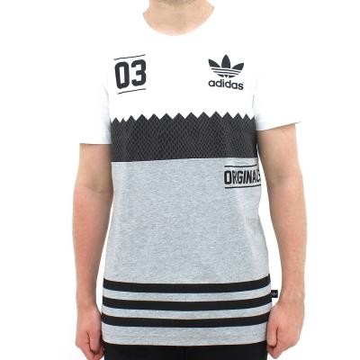 adidas Serra Ted Tee Mgreyh/ White