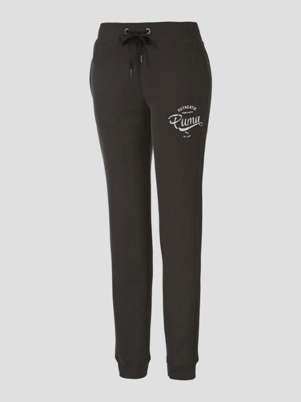 Tepláky Puma STYLE ATHL Sweat Pants FL W Černá