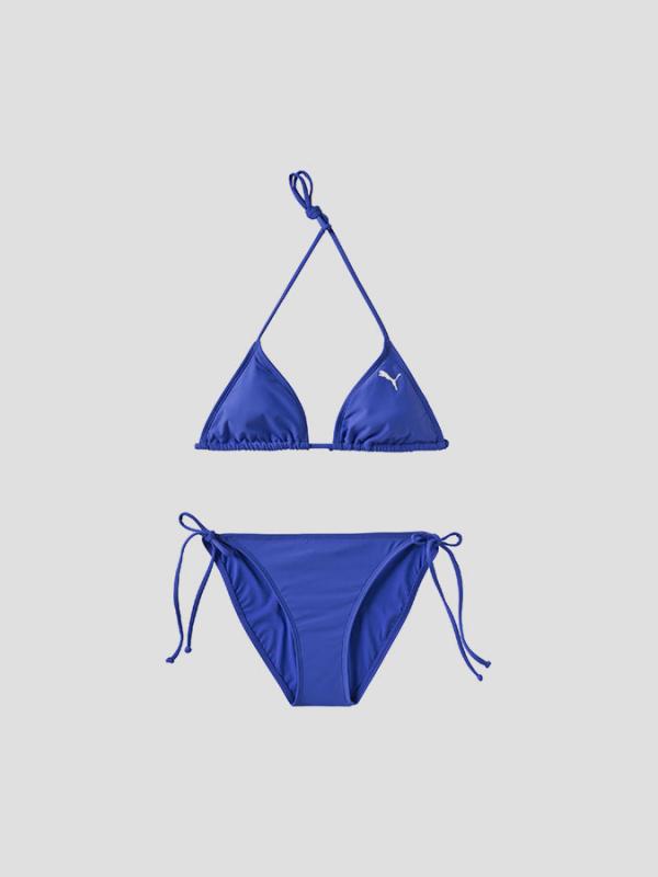 Plavky Puma ACTIVE Cat LogoTriangle Bikini W dazzlin Modrá