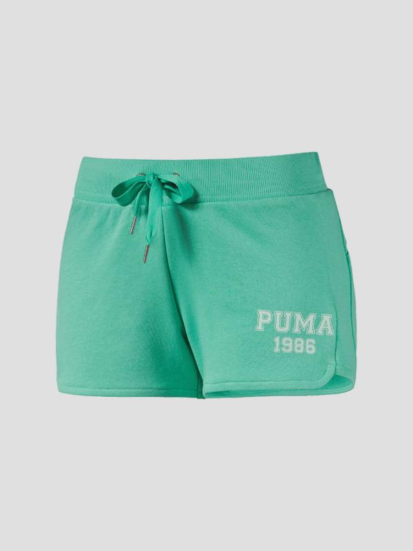 Šortky Puma STYLE ATHL Shorts W mint leaf Zelená