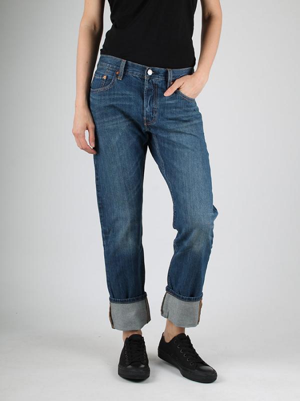 Džíny LEVI'S 501 JEANS FOR WOMEN Modrá
