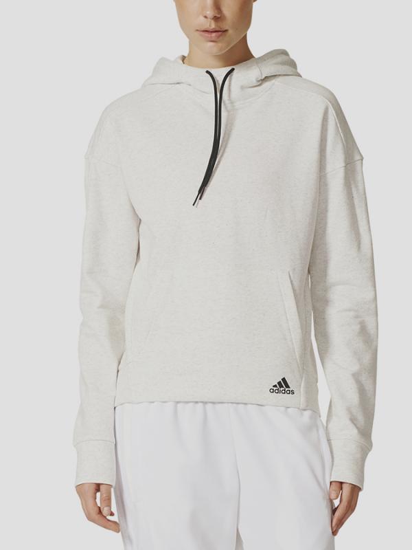 Mikina adidas Performance CO FL HOODY Bílá