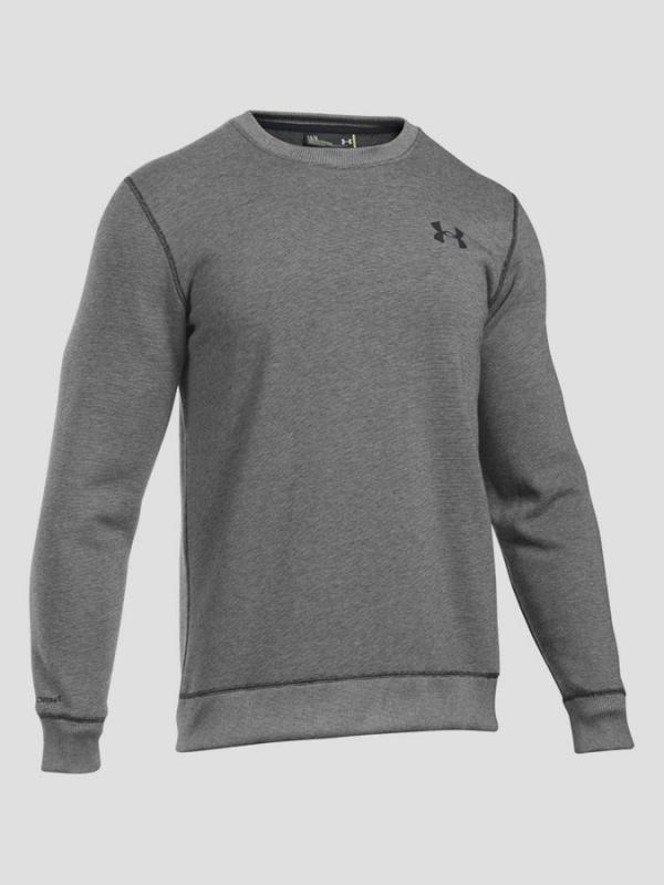 Mikina Under Armour Storm Rival Cotton Crew Šedá
