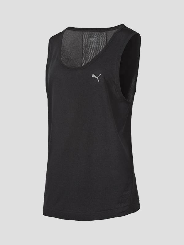 Tílko Puma The ZONE Tank W Dark Gray Heather Černá