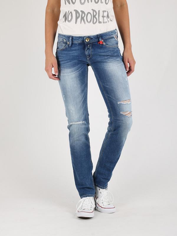 Džíny Replay 10 OZ FRESH BLUE STRETCH DENIM Barevná