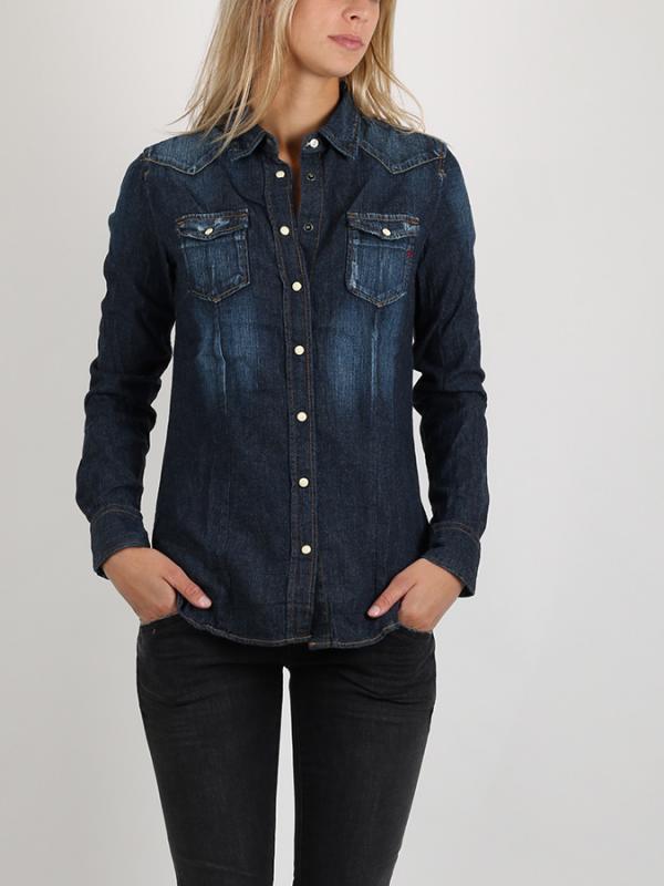 Košile Replay 6 OZ DENIM Barevná