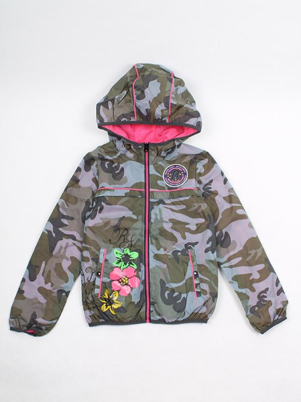 Bunda Replay PRINTED MIMETIC NYLON Barevná