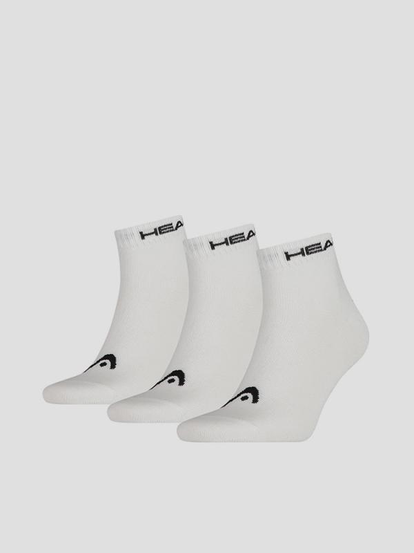 Ponožky Head QUARTER 3 Pack UNISEX Bílá