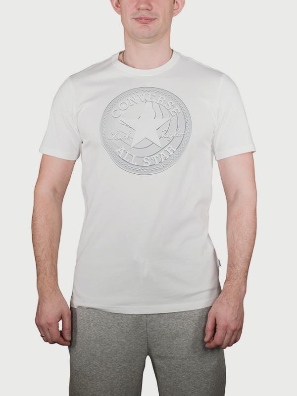 Tričko Converse Dimensional Layer Chuckpatch Tee Bílá