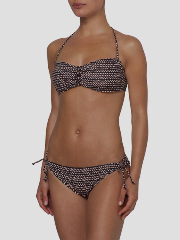 Bikiny O´Neill PW DRUMBEAT BANDEAU BIKINI Černá