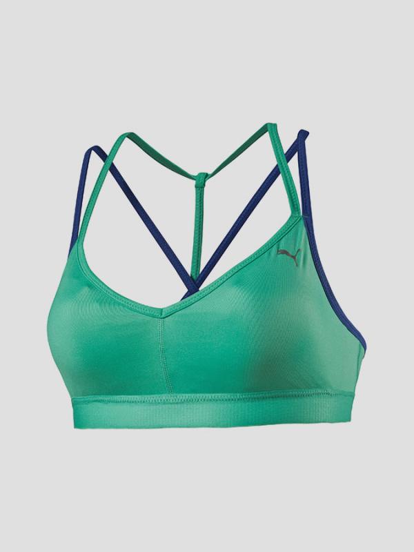 Podprsenka Puma YOGINI Live Bra mint leaf-cire Zelená