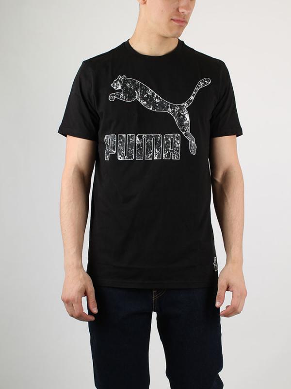 Tričko Puma Archive Logo Tee black Černá