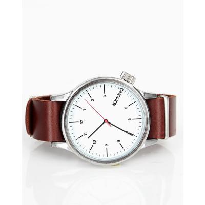 Komono Magnus Silver Burgundy