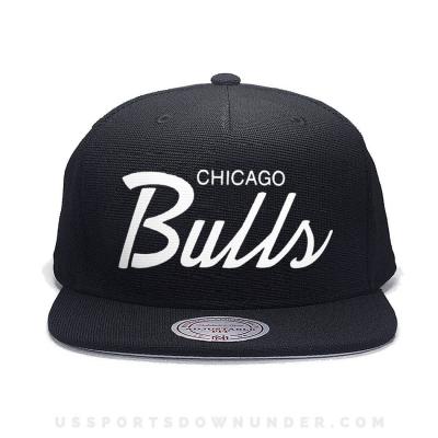 Mitchell & Ness Chicago Bulls Adjustable Fit Relay Black