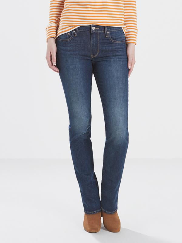 Džíny LEVI'S 712 Slim Shine On Modrá