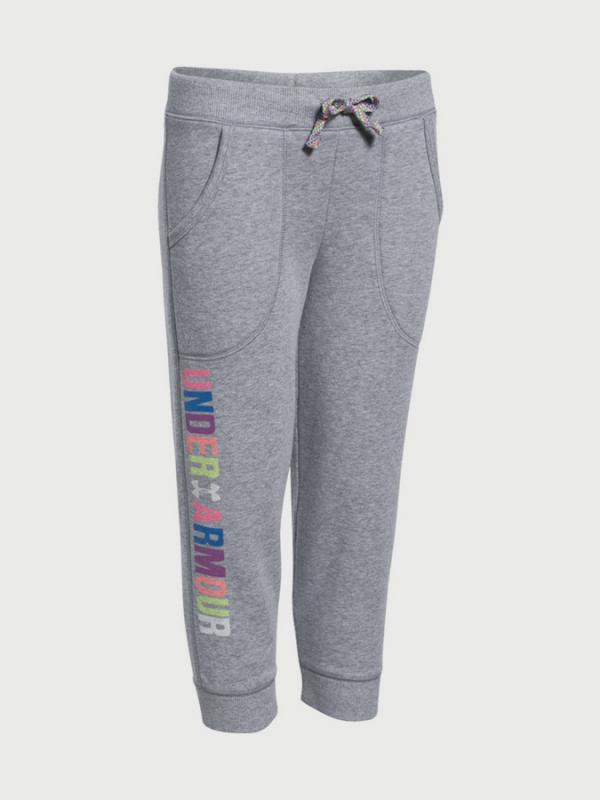 Tepláky Under Armour Favorite Fleece Capri Šedá