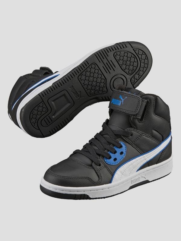 Boty Puma  Rebound Street L Jr Black- Černá