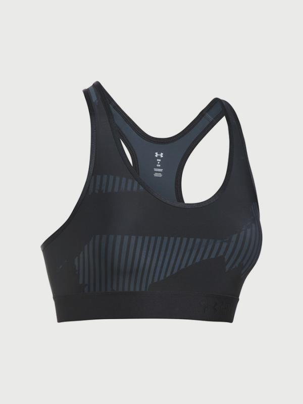 Podprsenka Under Armour Mid Printed Černá