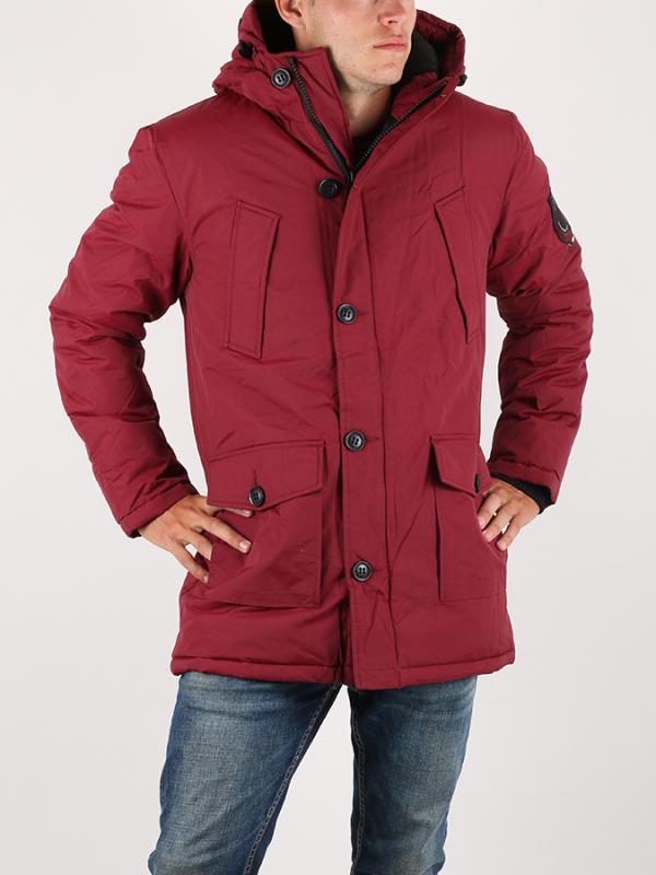 Bunda Superdry EVEREST PARKA Červená