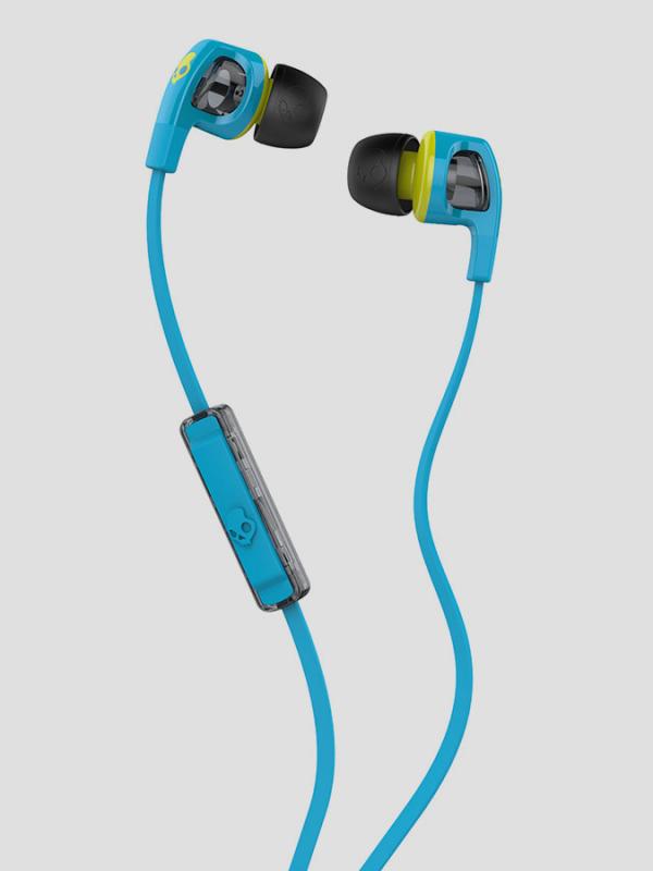Sluchátka Skullcandy SMOKIN BUD 2 IN-EAR W/MIC 1 HOT BLUE/HOT LIME/HOT LIME Modrá