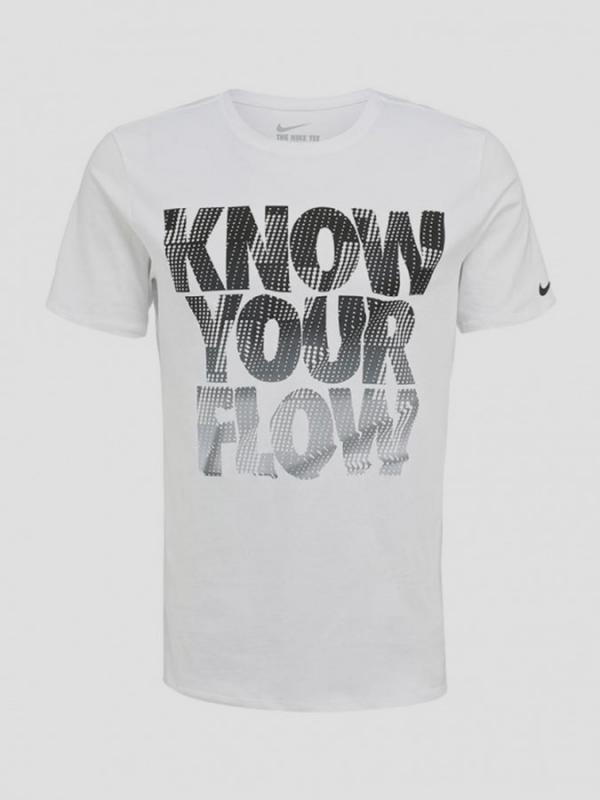 Tričko Nike TEE-KNOW YOUR FLOW Bílá