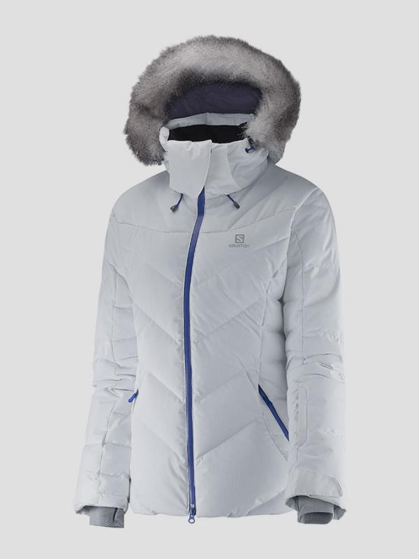 Bunda Salomon ICETOWN JKT W White Šedá