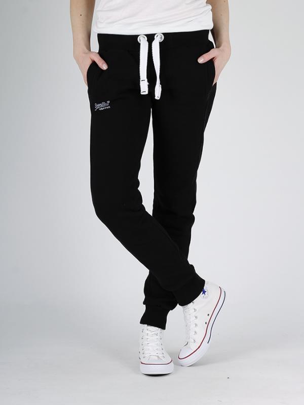 Tepláky Superdry ORANGE LABEL SLIM JOGGER Černá