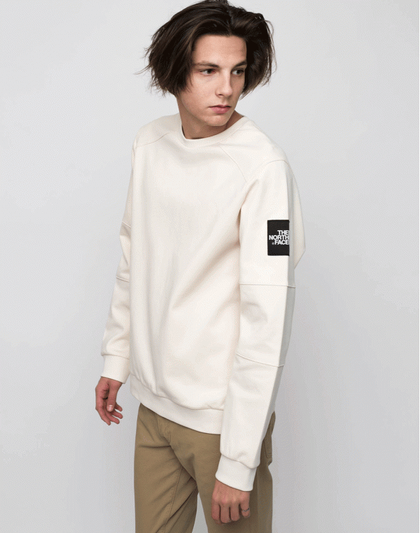 The North Face Fine Crew VINTAGE WHITE M