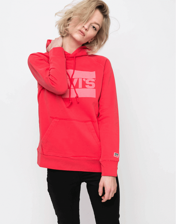 Levi´s® Graphic Sport Hoodie Logo Pfd To Match Poinsettia M
