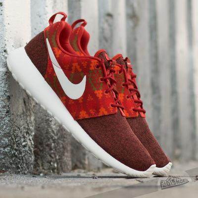 Nike Roshe One Print Cinnabar/ Sail- Hay- Total Orange