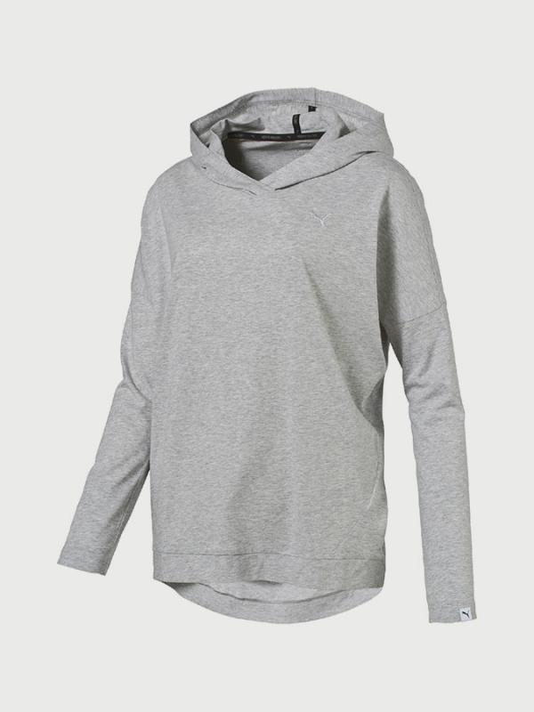 Mikina Puma ESS Hooded Cover Up W Šedá