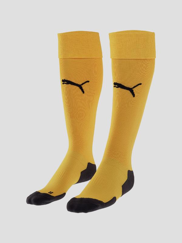 Stulpny Puma Football Socks team yellow-black Žlutá