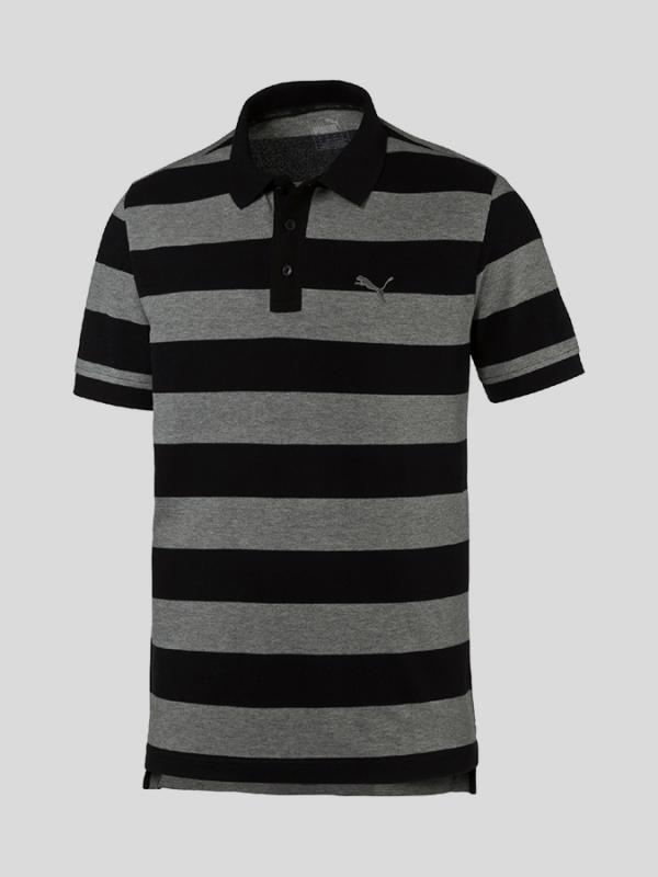 Tričko Puma ESS Striped Pique Polo Barevná