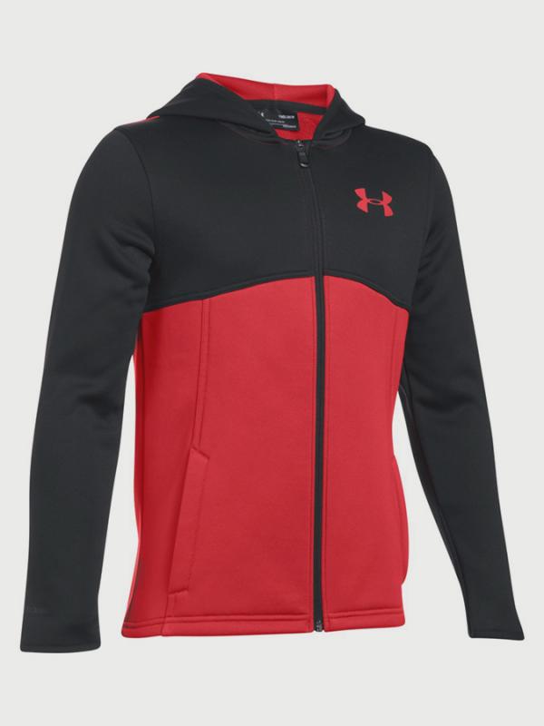 Mikina Under Armour AF Full Zip Hoody Červená