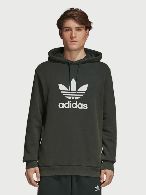 Mikina adidas Originals Trefoil Hoody Zelená