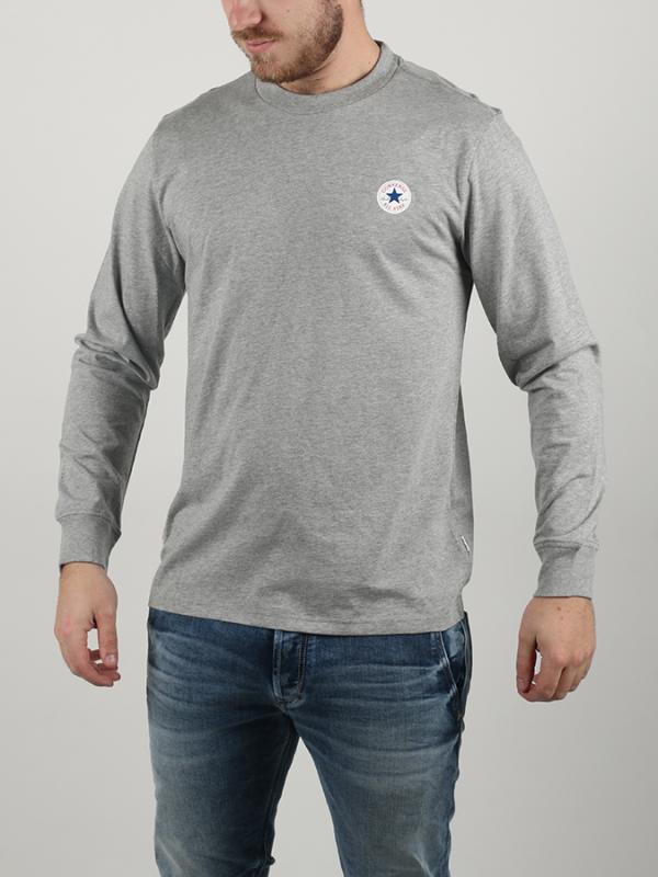 Tričko Converse Ls Tpu Tee Cuff Šedá