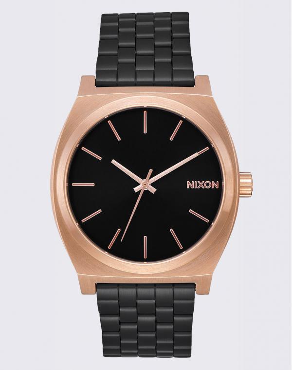 Hodinky Nixon Time Teller Black/Rose/Black