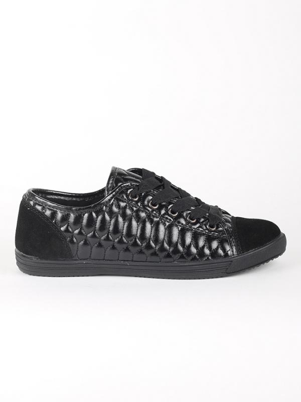 Boty Primadonna Calzatura Sneakers Eco-Pelle Nero Černá