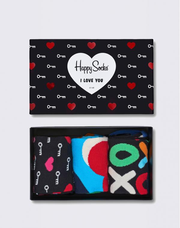 Happy Socks I Love You Gift Box XHEA08-9000 36-40