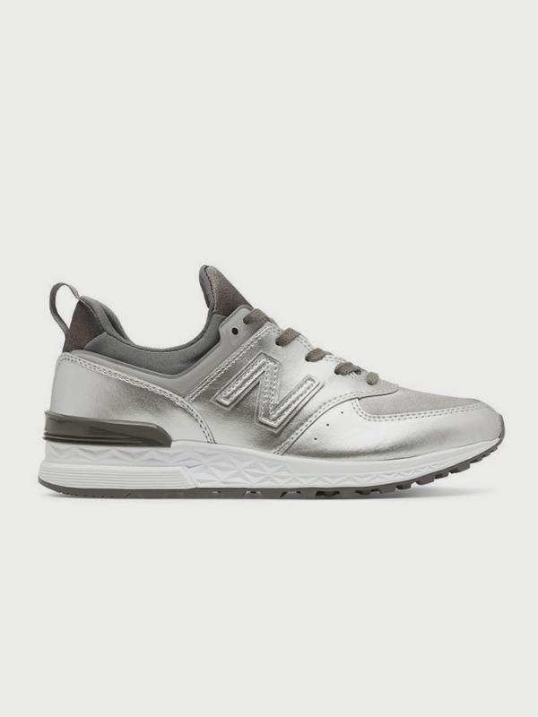 Boty New Balance WS574SFG Stříbrná